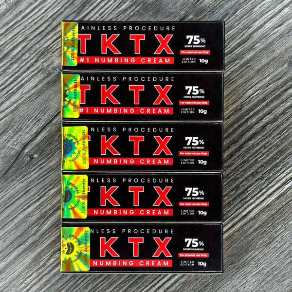 5 Packs Numbing Cream Black 75%